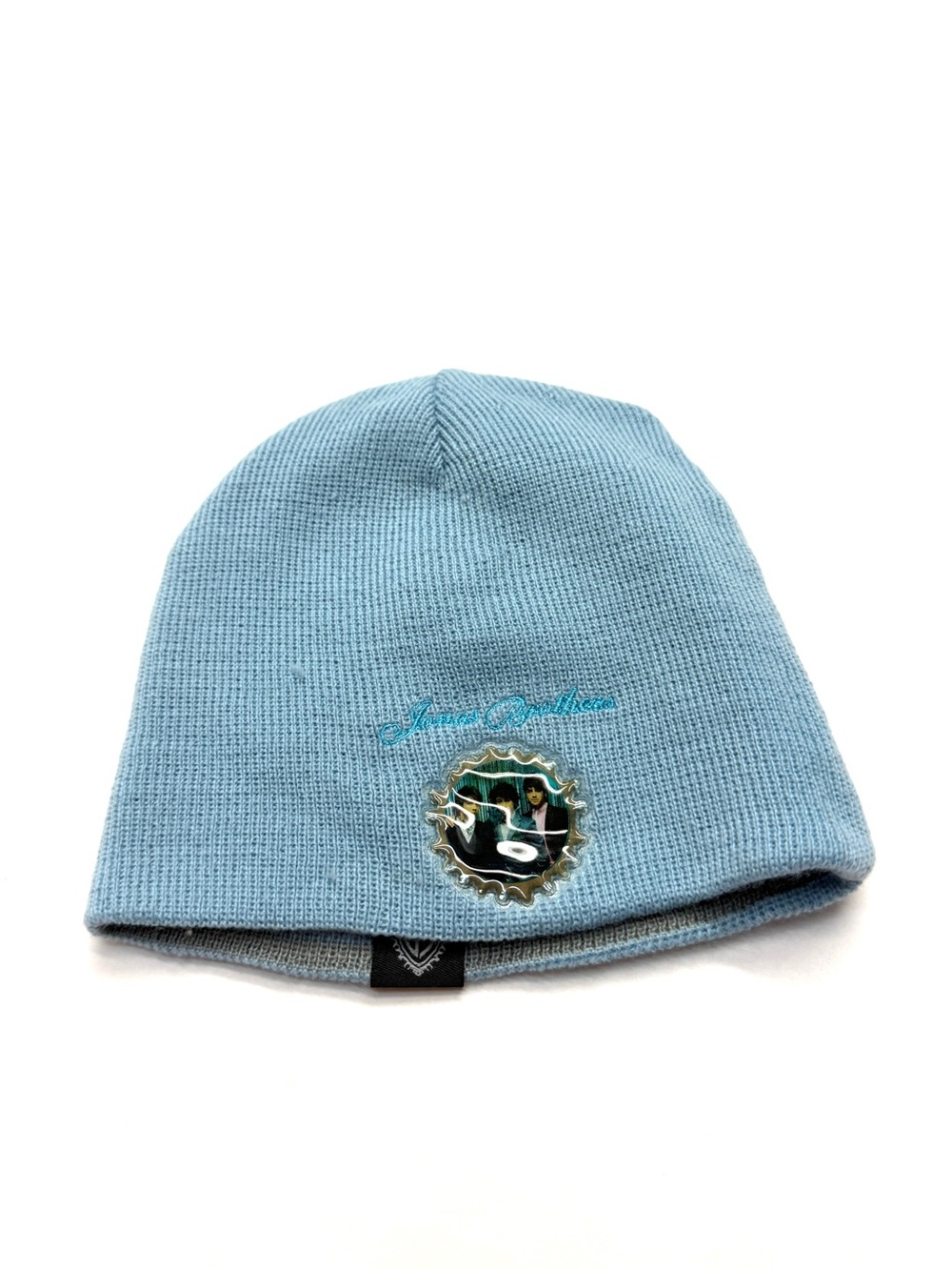 The Jonas Brothers Blue Knit Beanie Hat for Kids Vintage 2008